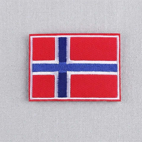 Parches Para Ropa - Bandera De Noruega / Termoadhesivo