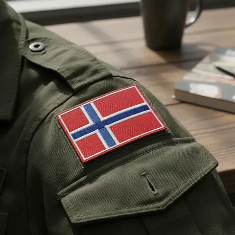 Parches Para Ropa - Bandera De Noruega / Termoadhesivo