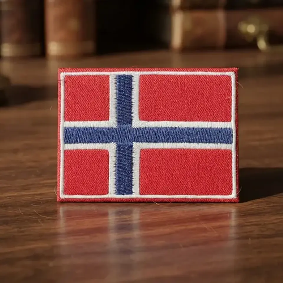 Parches Para Ropa - Bandera De Noruega / Termoadhesivo 3