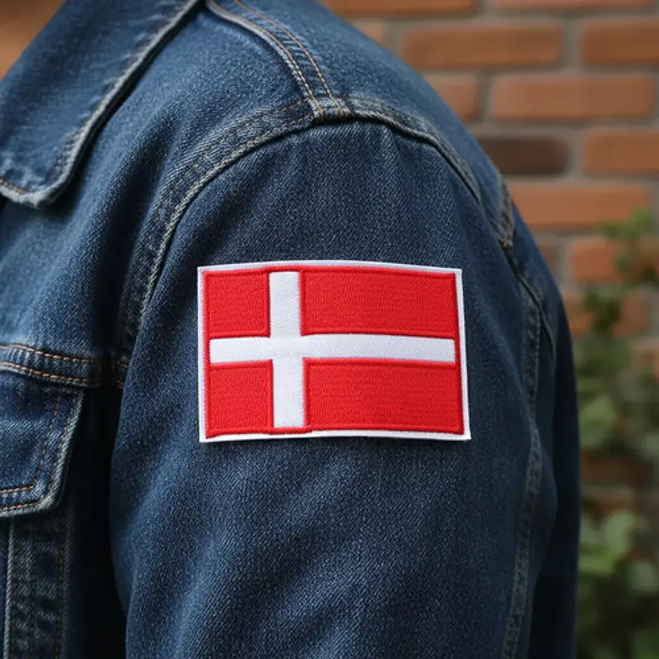 Parches Para Ropa - Bandera De Dinamarca / Termoadhesivo 3