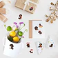 Perro Salchicha - Set 500 Stickers / Rollo De Pegatinas - Miniatura 3
