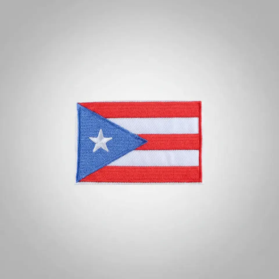 Parches Para Ropa - Bandera De Puerto Rico / Termoadhesivo 1