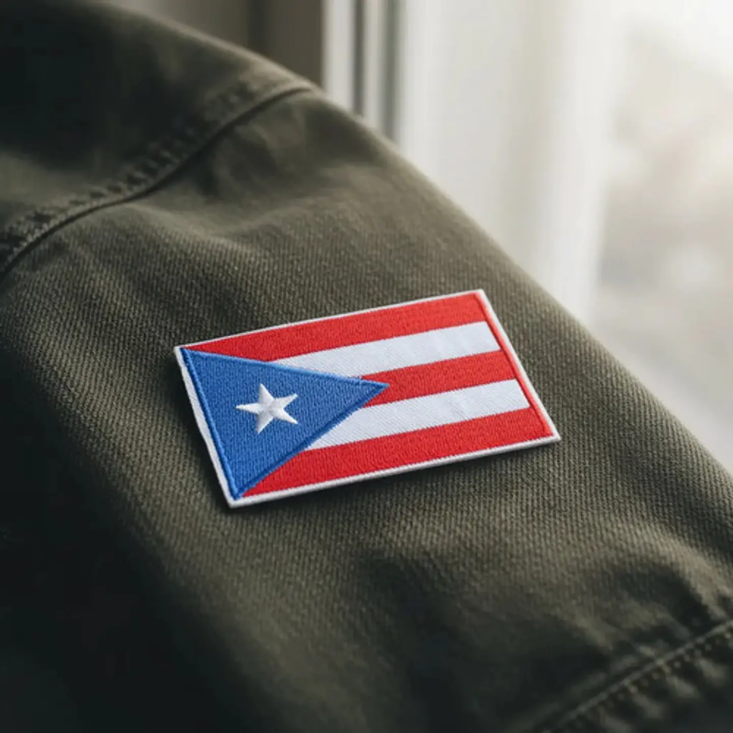 Parches Para Ropa - Bandera De Puerto Rico / Termoadhesivo 2