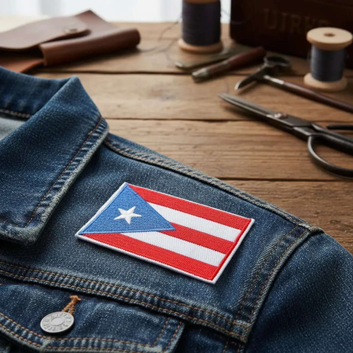 Parches Para Ropa - Bandera De Puerto Rico / Termoadhesivo 3