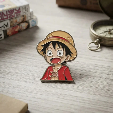 Pins De I Love Monkey D. Luffy / One Piece / Pines Metálicos