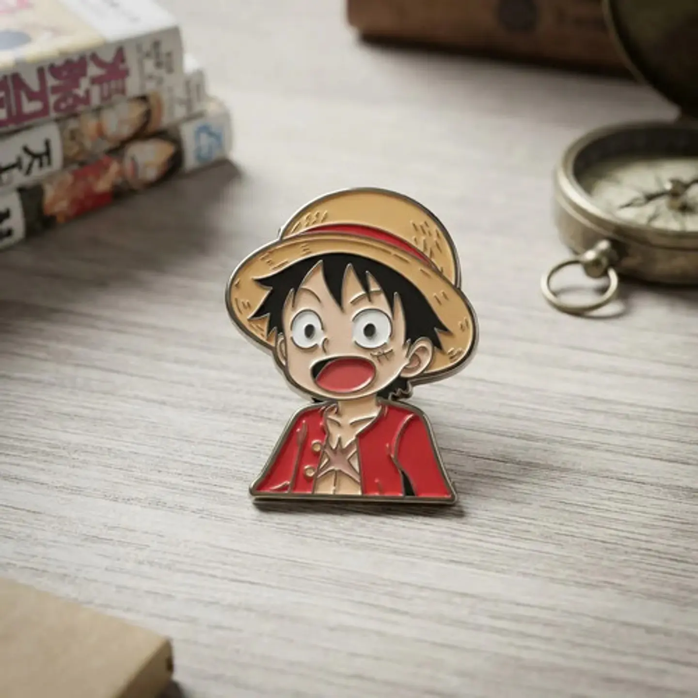 Pins De I Love Monkey D. Luffy / One Piece / Pines Metálicos 1