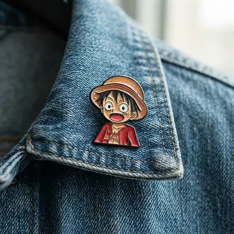 Pins De I Love Monkey D. Luffy / One Piece / Pines Metálicos