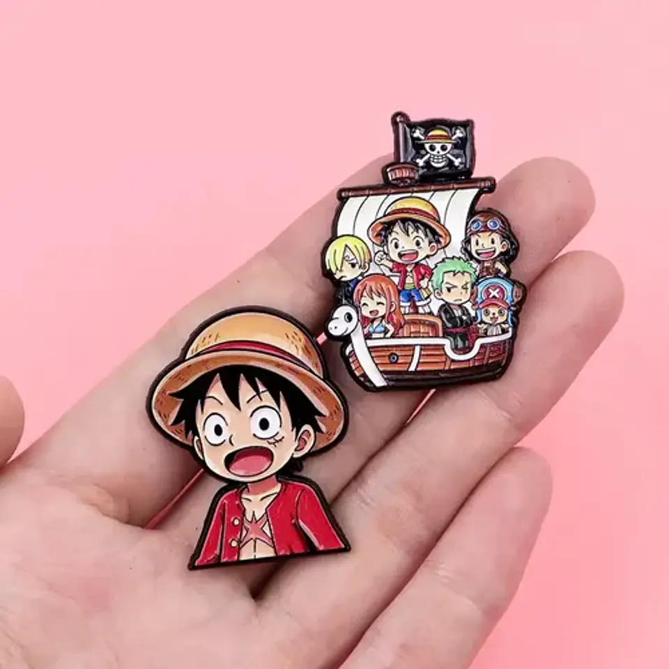 Pins De I Love Monkey D. Luffy / One Piece / Pines Metálicos 3