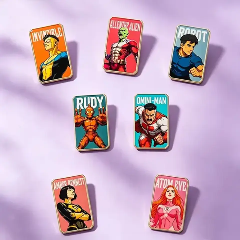Pins De Invincible / Invencible  / Pines Metálicos 4