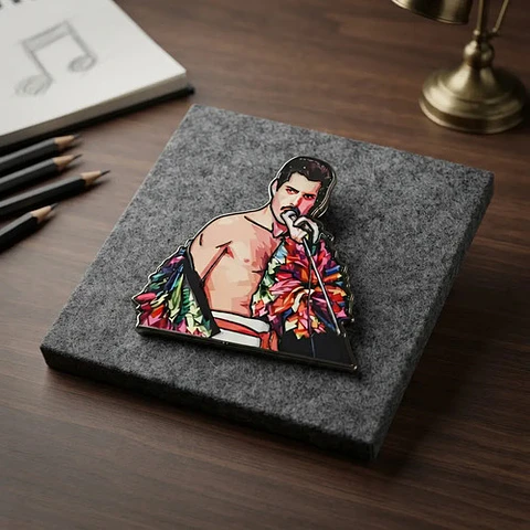 Pins De Freddie Mercury / Queen / Broches Metálicos (pines)