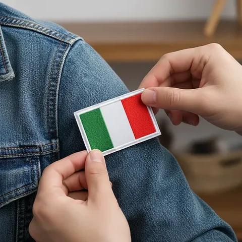 Parches Para Ropa - Bandera De Italia / Termoadhesivo