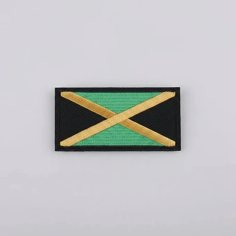 Parches Para Ropa - Bandera De Jamaica / Termoadhesivo
