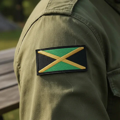Parches Para Ropa - Bandera De Jamaica / Termoadhesivo