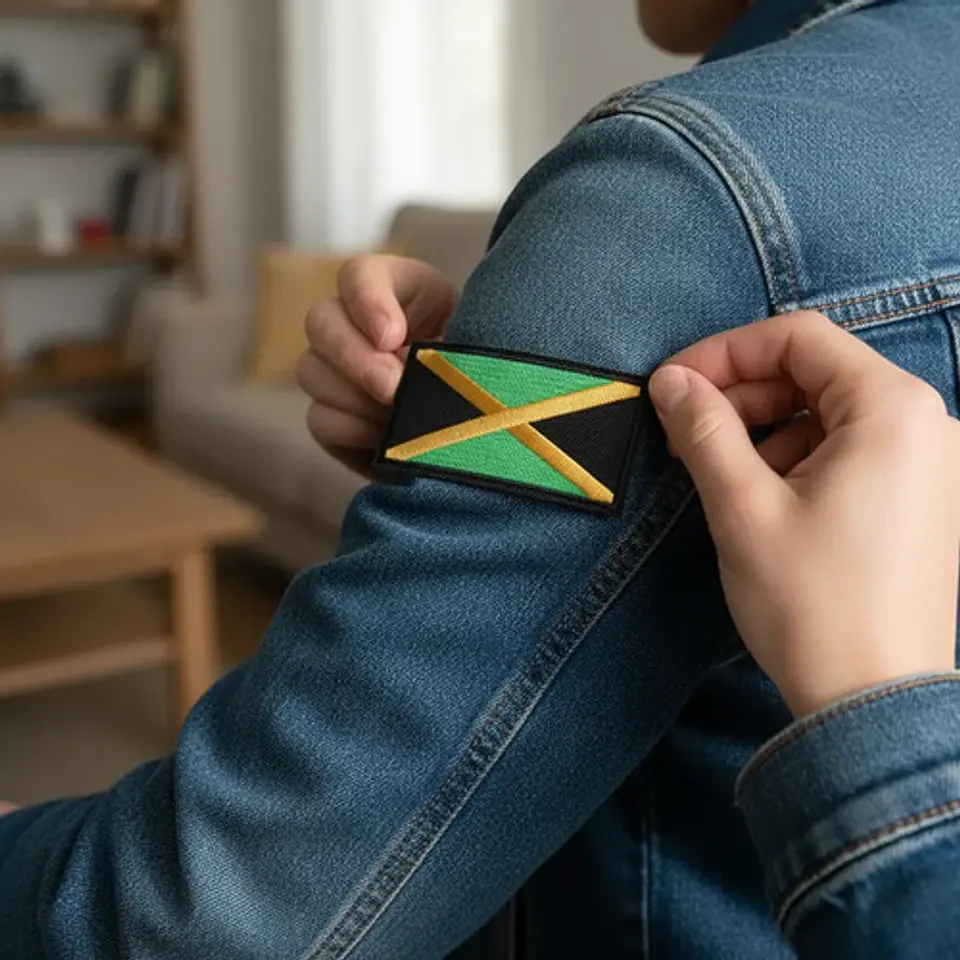 Parches Para Ropa - Bandera De Jamaica / Termoadhesivo 3