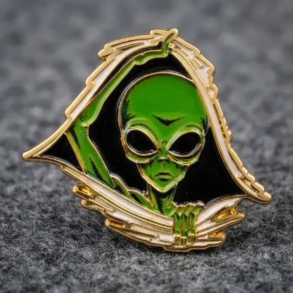 Pins De I Love Aliens / El Marciano / Pines Metálico 3