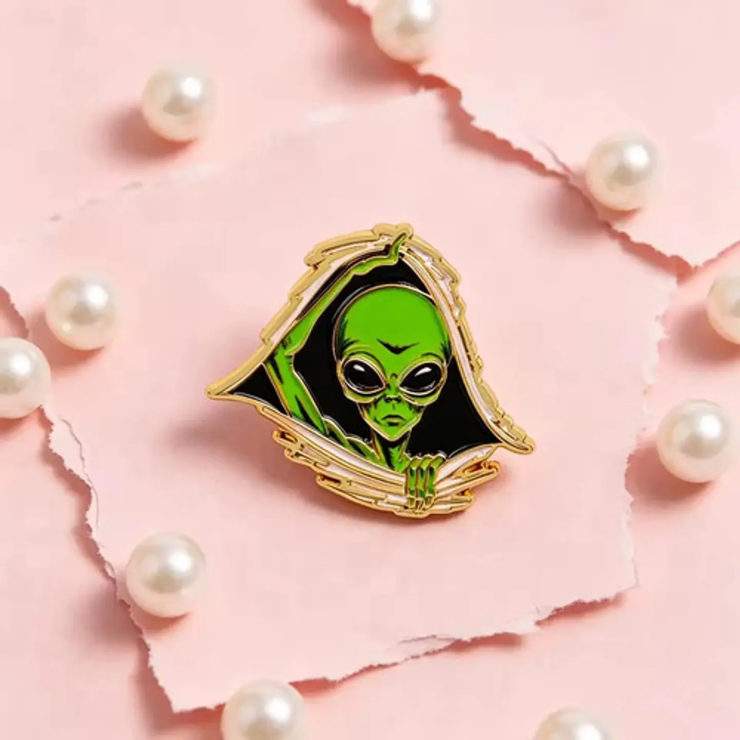 Pins De I Love Aliens / El Marciano / Pines Metálico 4