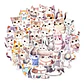 50 Stickers De Gatos Michi Mininos - Etiquetas Autoadhesivas - Miniatura 2