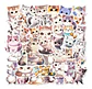 50 Stickers De Gatos Michi Mininos - Etiquetas Autoadhesivas - Miniatura 3