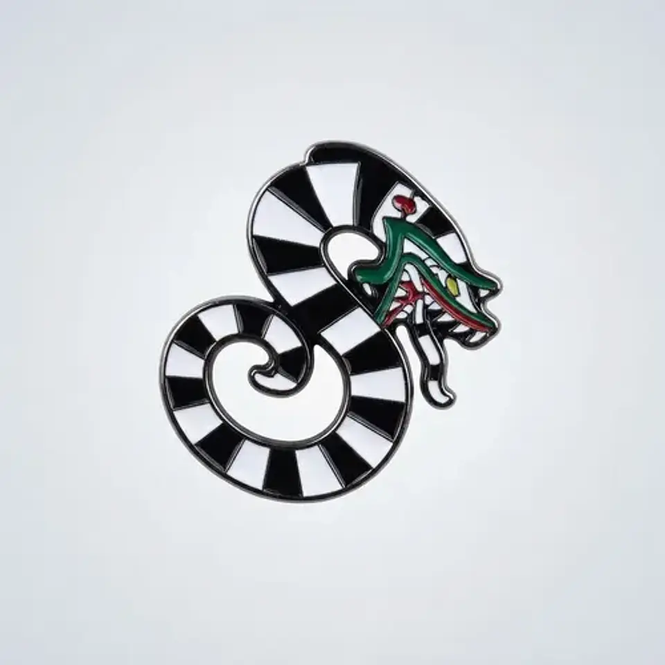Pins Del Gusano De Arena / Beetlejuice / Pines Metálicos 1