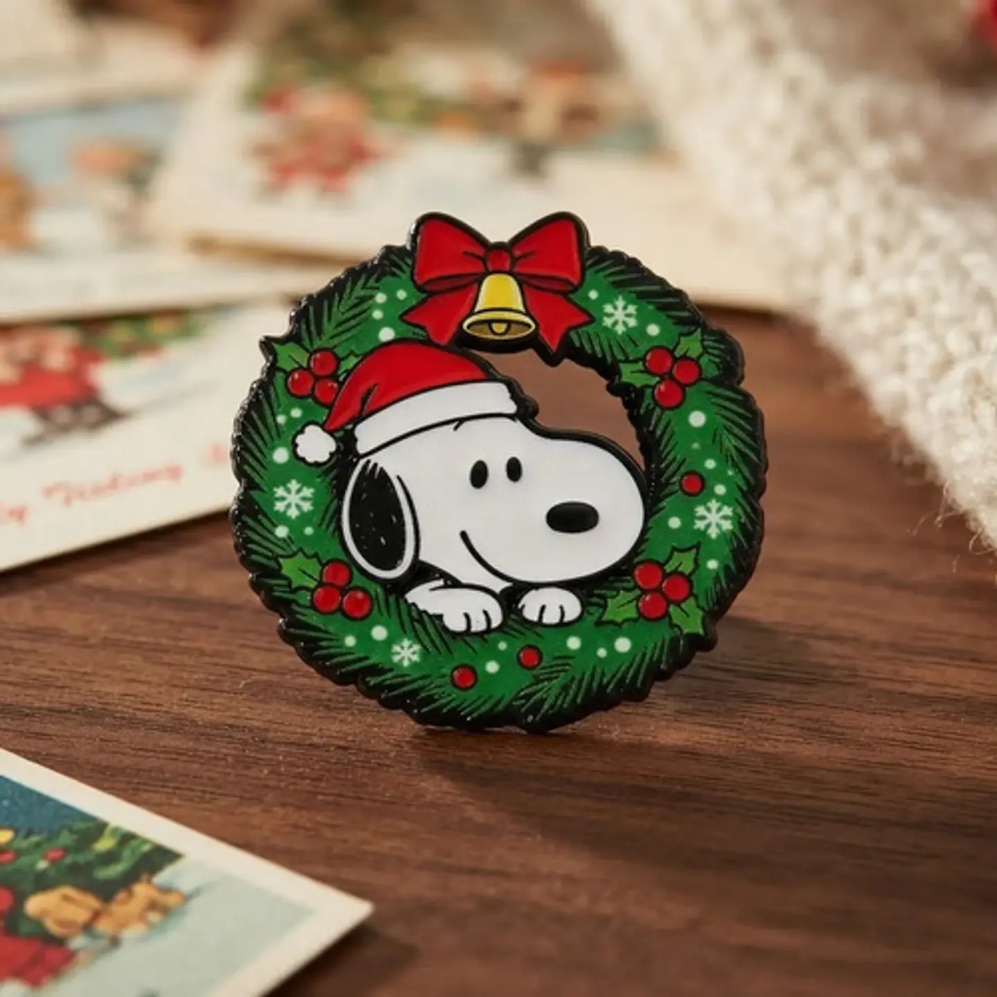 Pins De Snoopy En Navidad / Peanuts / Broche Metálico 1