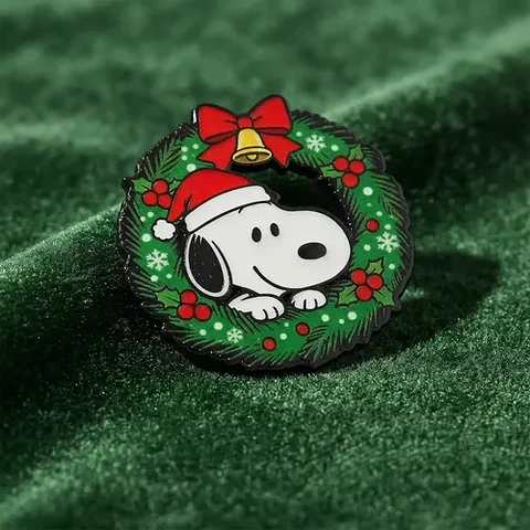 Pins De Snoopy En Navidad / Peanuts / Broche Metálico