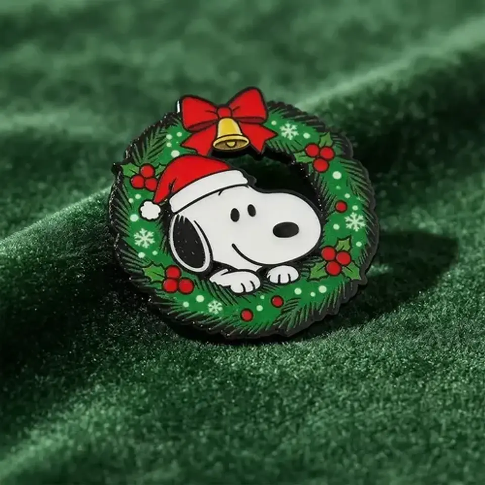 Pins De Snoopy En Navidad / Peanuts / Broche Metálico 2