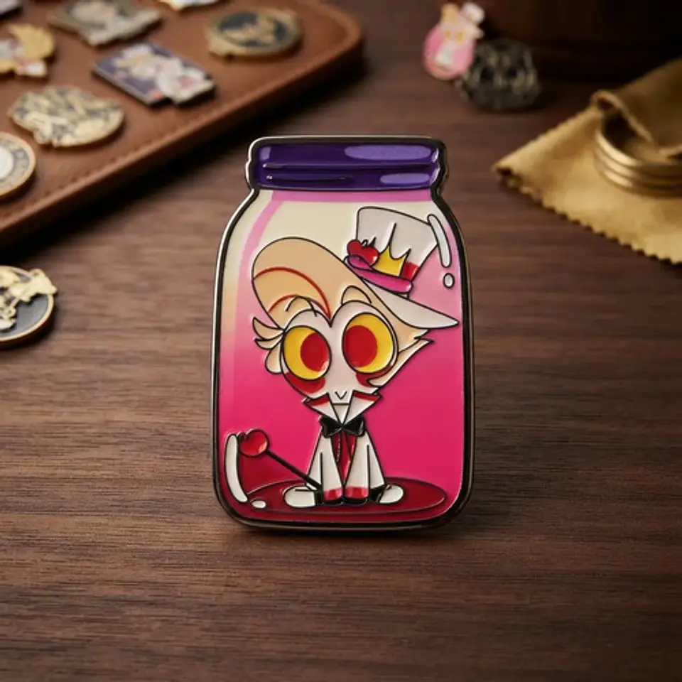 Pins De Lucifer / Hazbin Hotel / Broches Metálicos 1