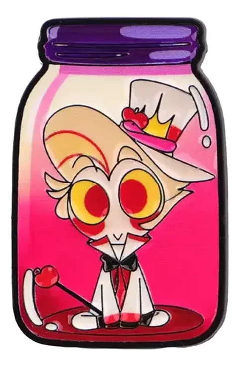 Pins De Lucifer / Hazbin Hotel / Broches Metálicos
