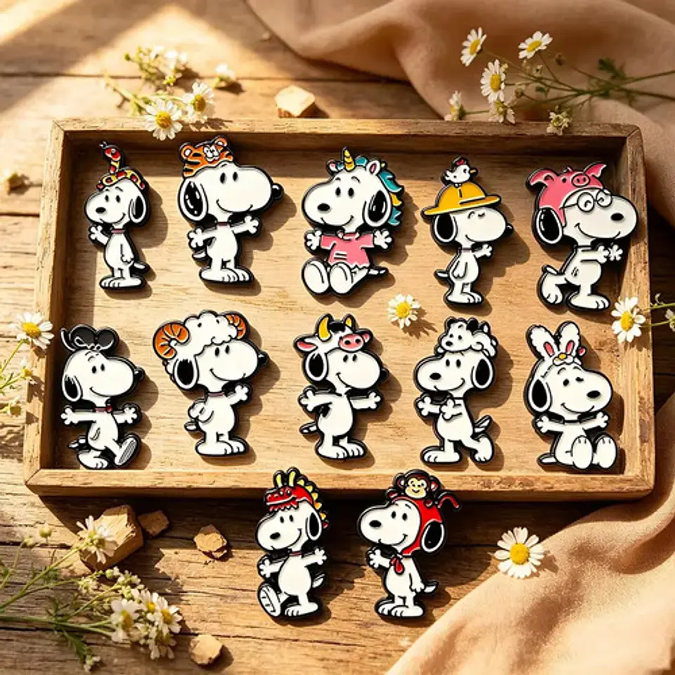 Pines De Snoopy / Peanuts / Broches Metálicos 4