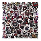 50 Stickers De Estilo Gótico Dark- Etiquetas Autoadhesivas - Miniatura 1