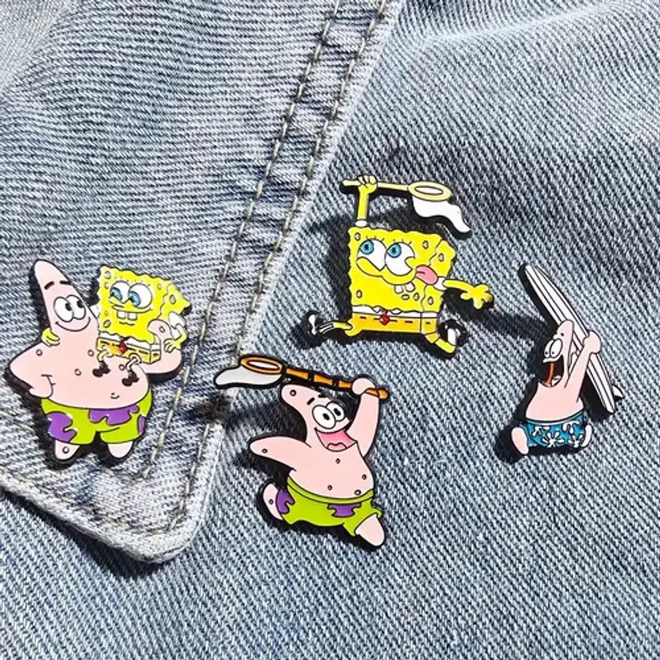 Pins De  Bob Esponja / Broches Metálicos (pines) 4