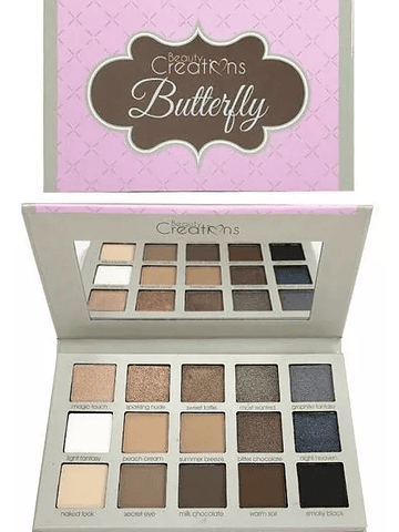 Paleta De Sombras Butterfly De Beauty Creations