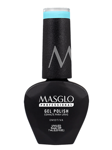 EMOTIVA - ESMALTE SEMIPERMANENTE MASGLO PROFESSIONAL GEL POLISH 7 ML CREMOSO - GAMA AZUL