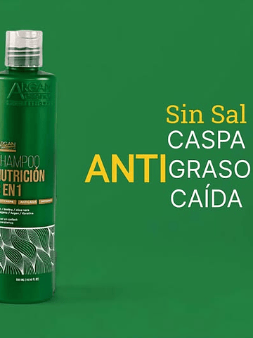 SHAMPOO ARGANI ESSENCE PROFESSIONAL SHAMPOO NUTRICION 3 EN 1 500ml