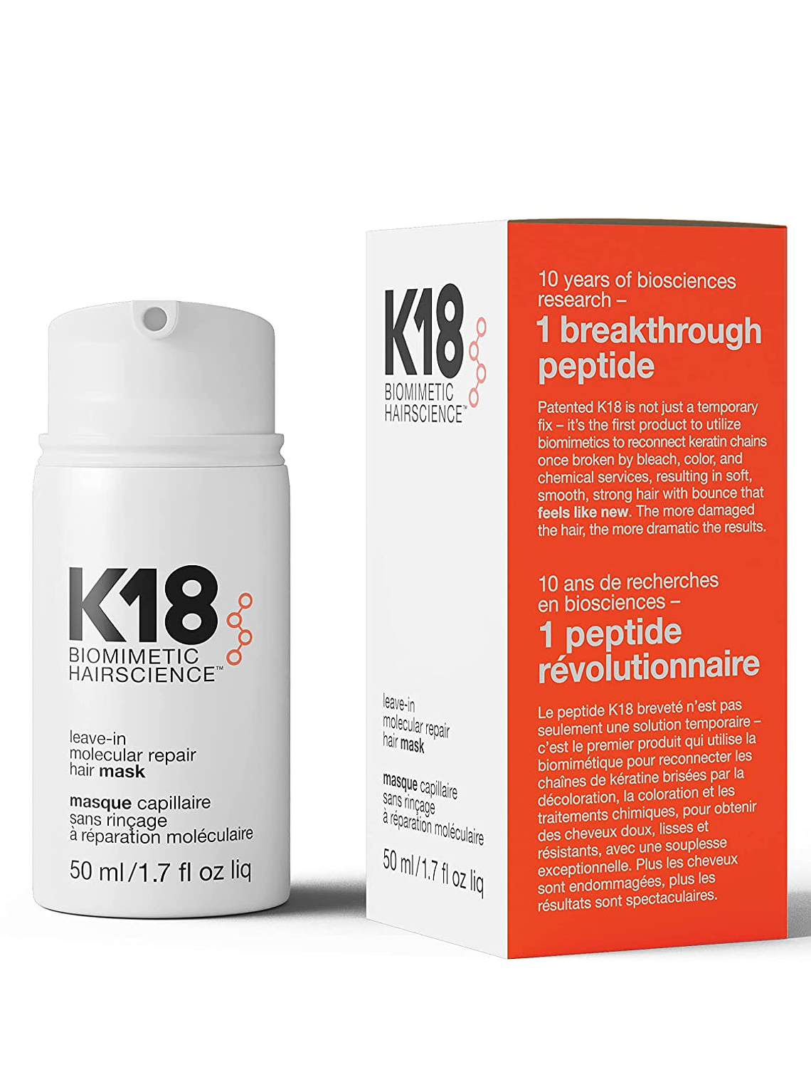 K18 Máscara Reparación Molecular 50ml 2