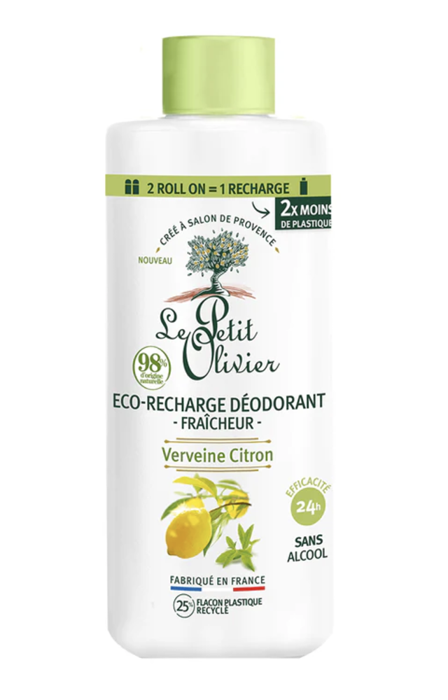 Eco Refill Desodorante Verbena Limón 100ml, Le Petit Olivier
