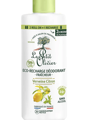 Eco Refill Desodorante Verbena Limón 100ml, Le Petit Olivier