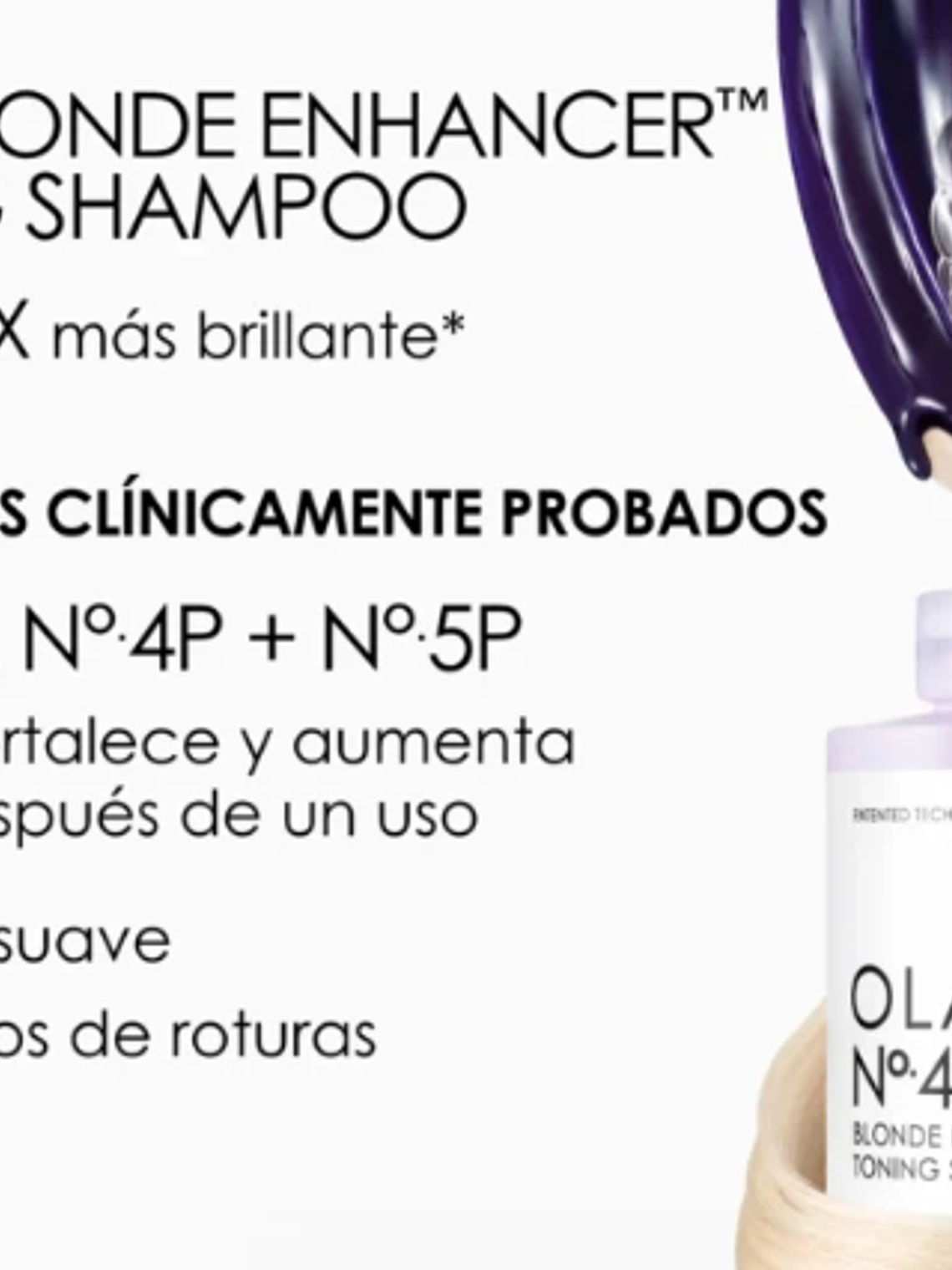 OLAPLEX N°4-P Blonde Enhancer Toning Shampoo 250ml 2