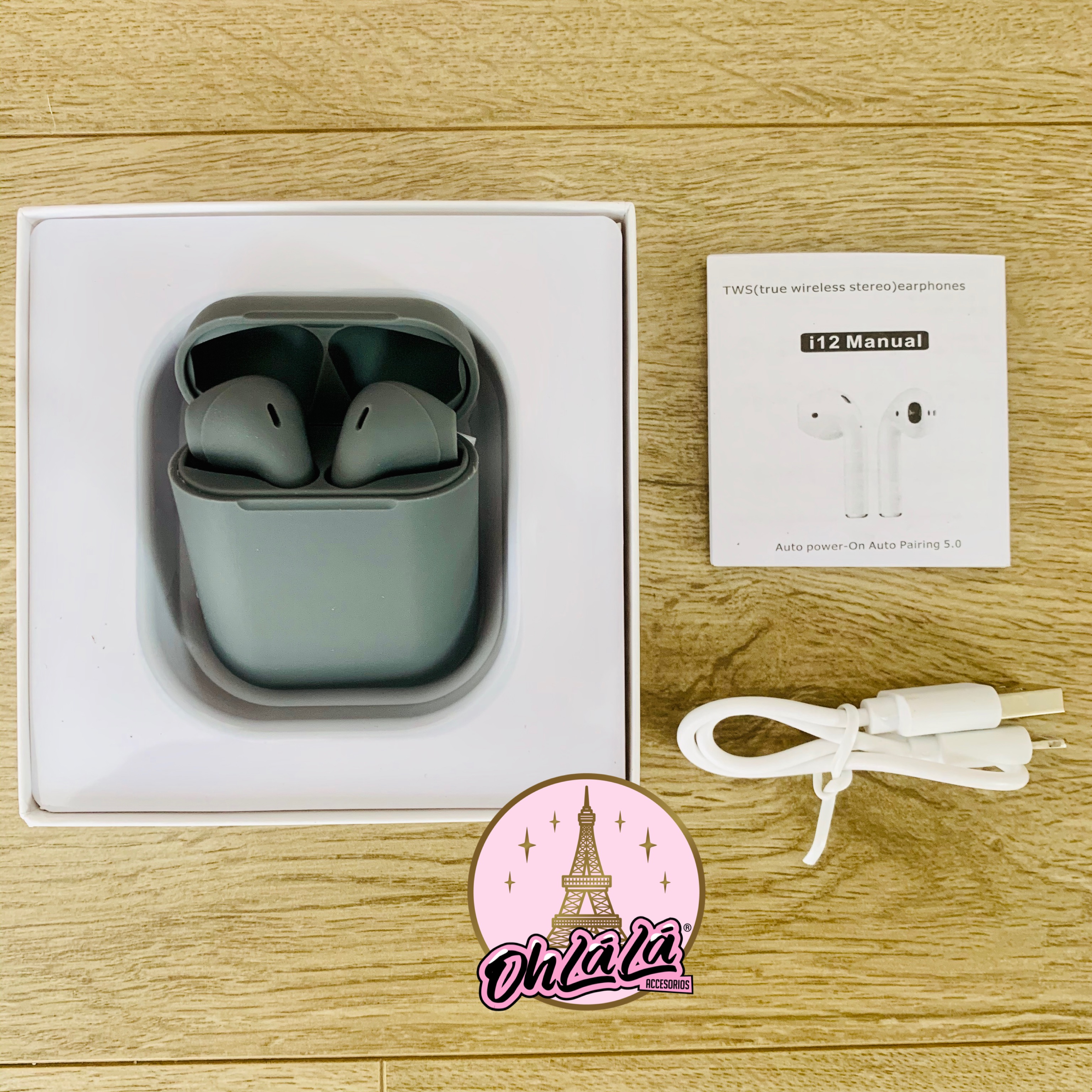 Earphones Auriculares I12 Instrucciones EspaÃ±ol Auriculares