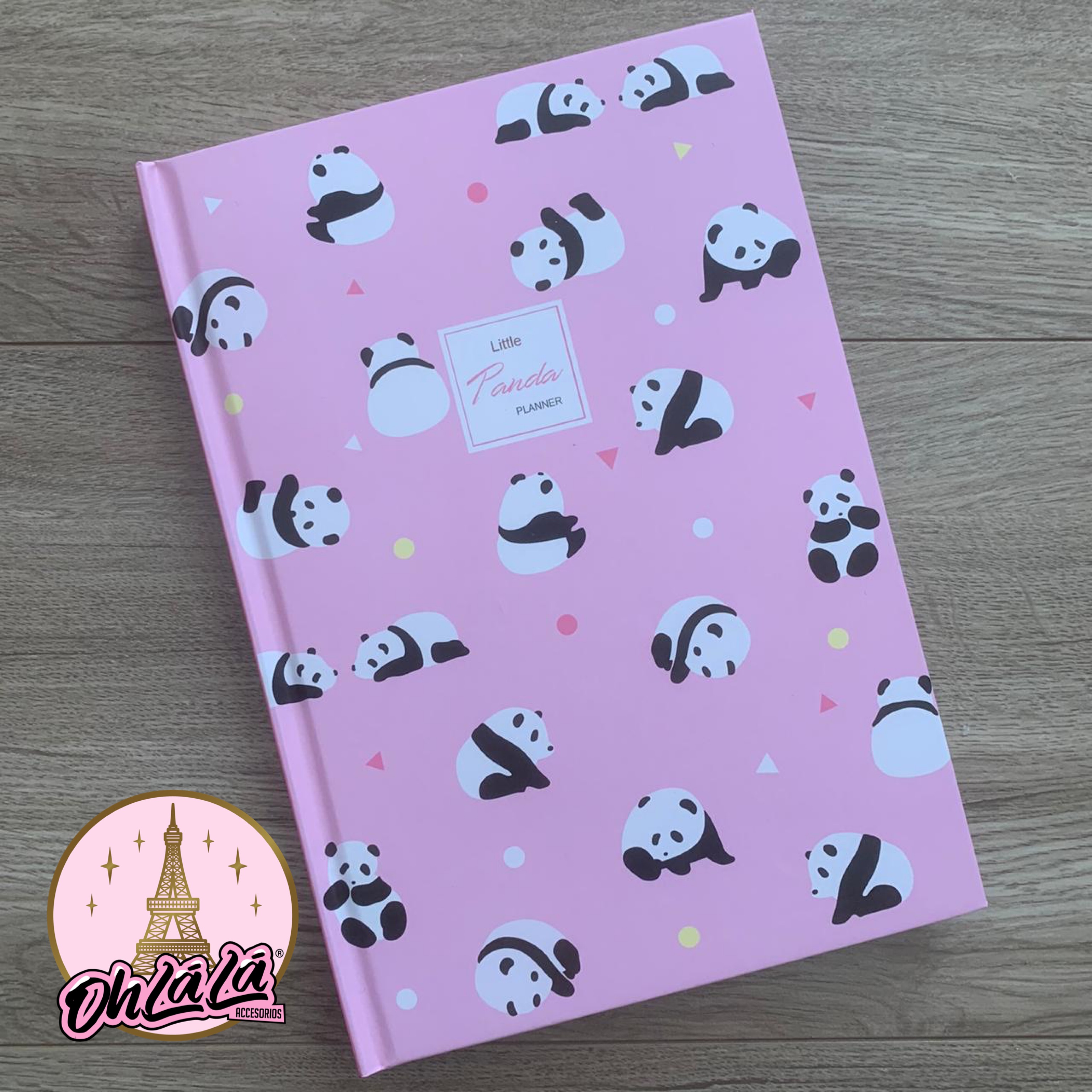 Planer panda rosado