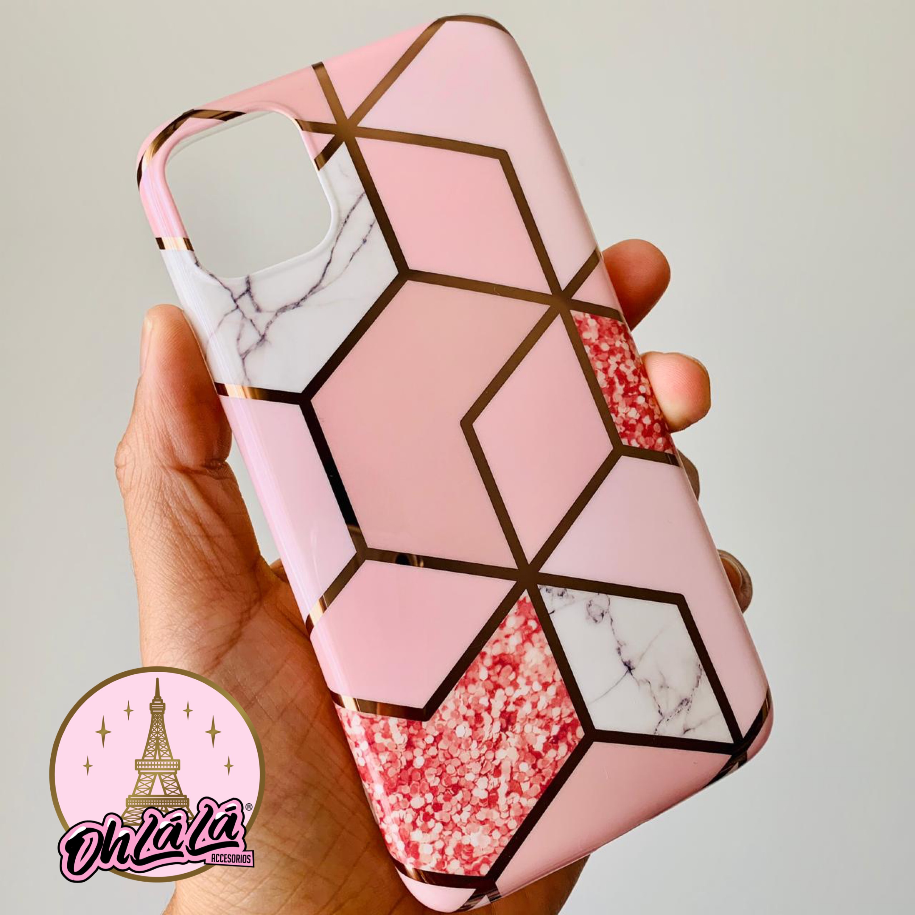 Carcasa rosada iPhone 11 Pro Max