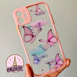 Carcasa mariposa 🦋 rosada iPhone 11