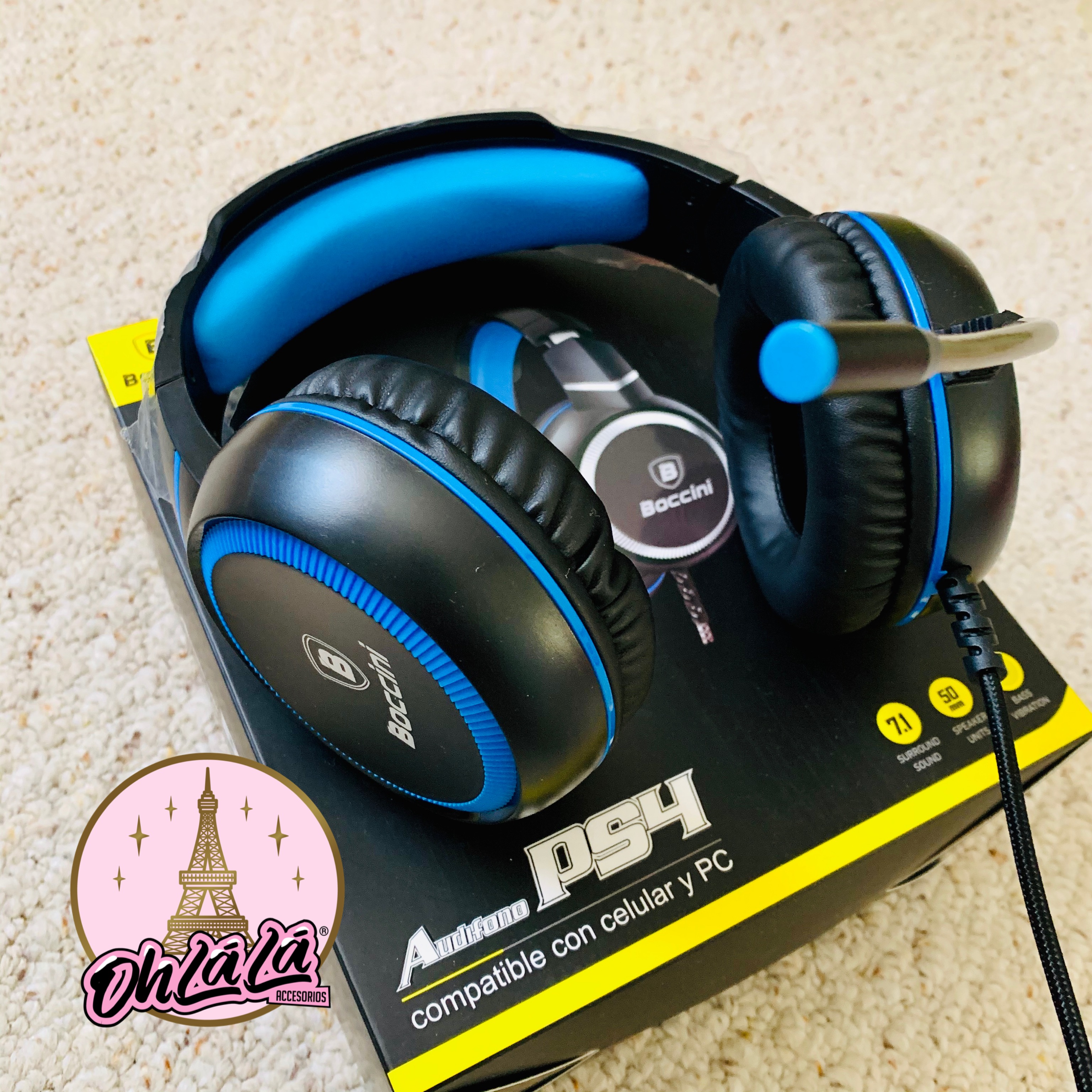 Audífono Gamer azul Basic