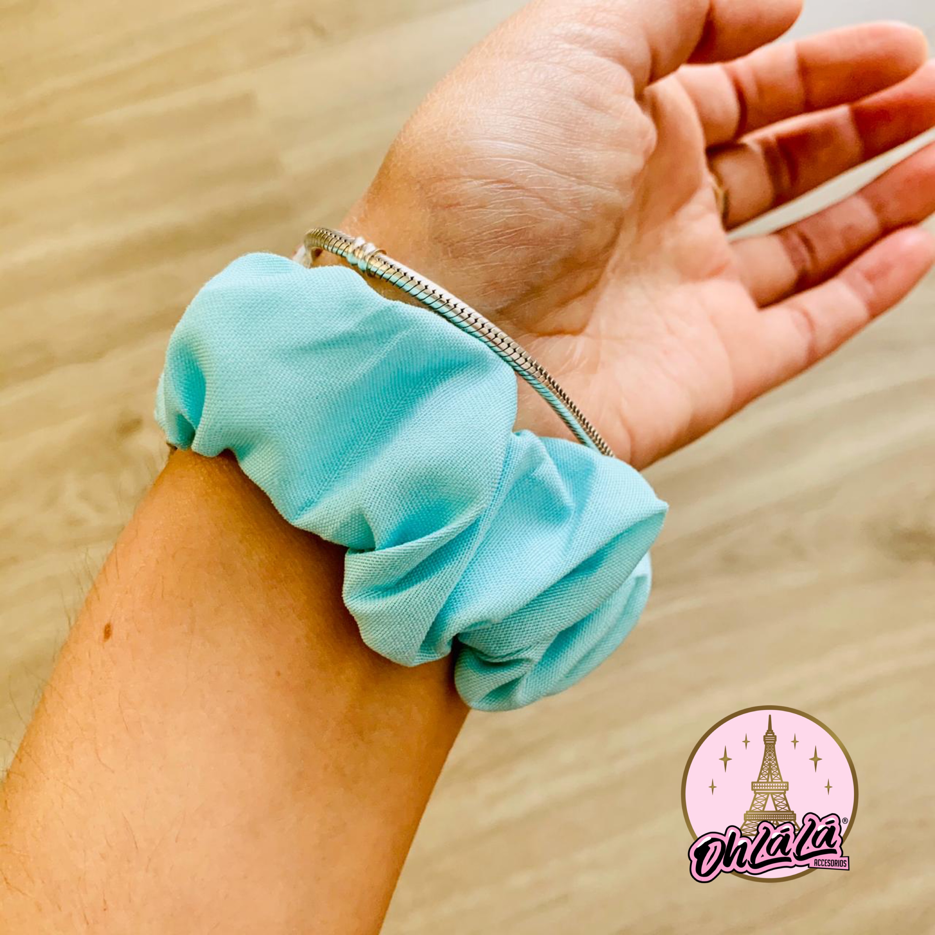 Correa Scrunchie verde