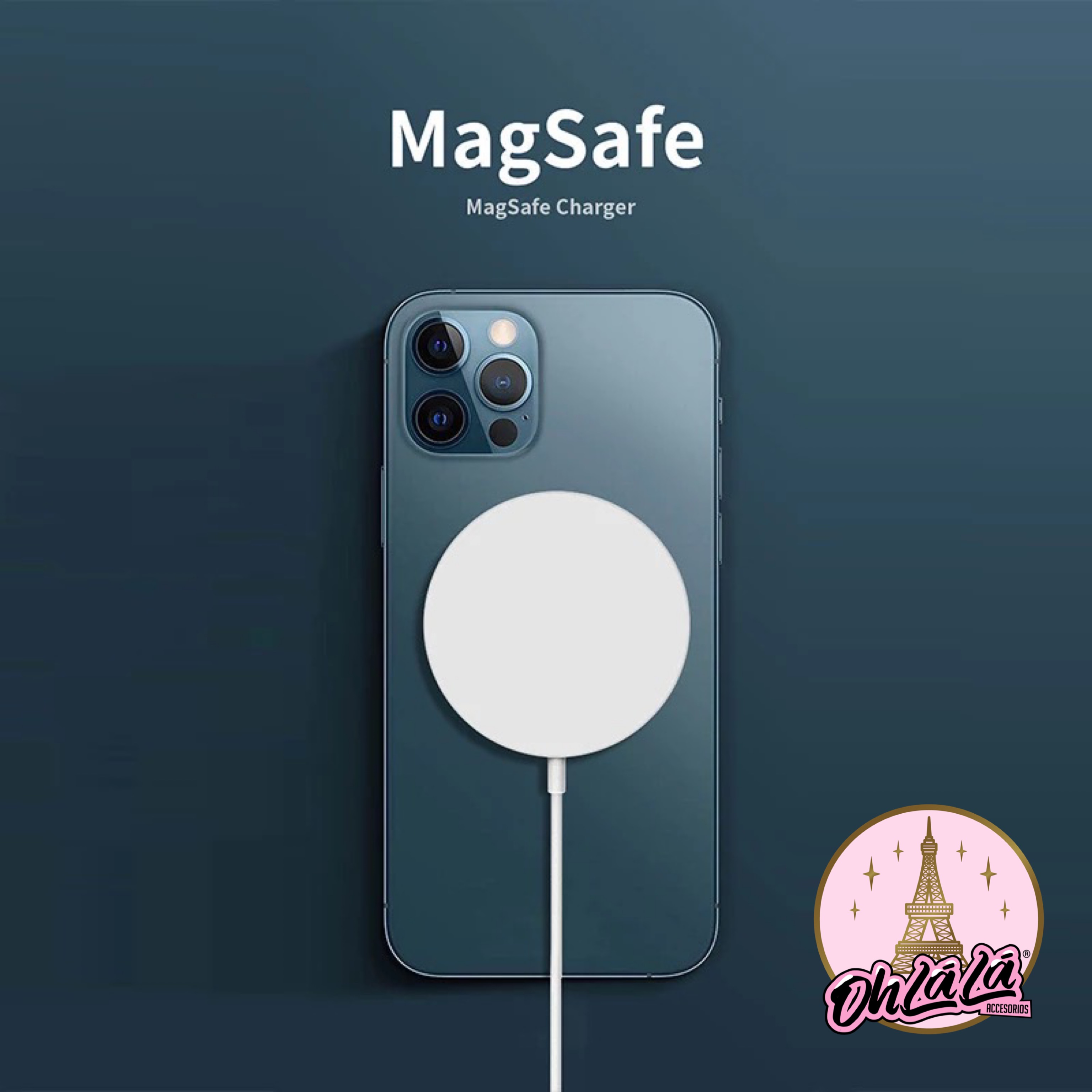 Cargador Inalámbrico Magsafe Plegable Triple Para Viajes