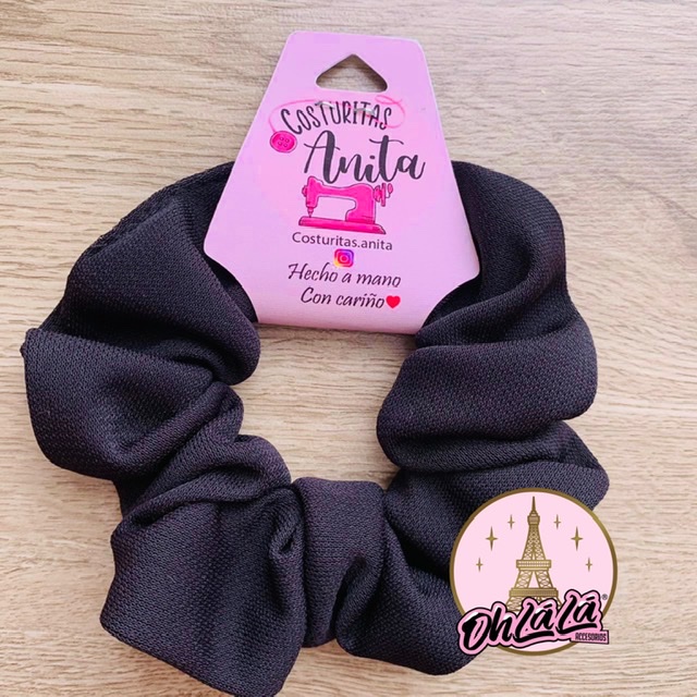 Scrunchie Negro