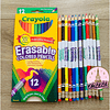 12 lápices de colores borrables crayola