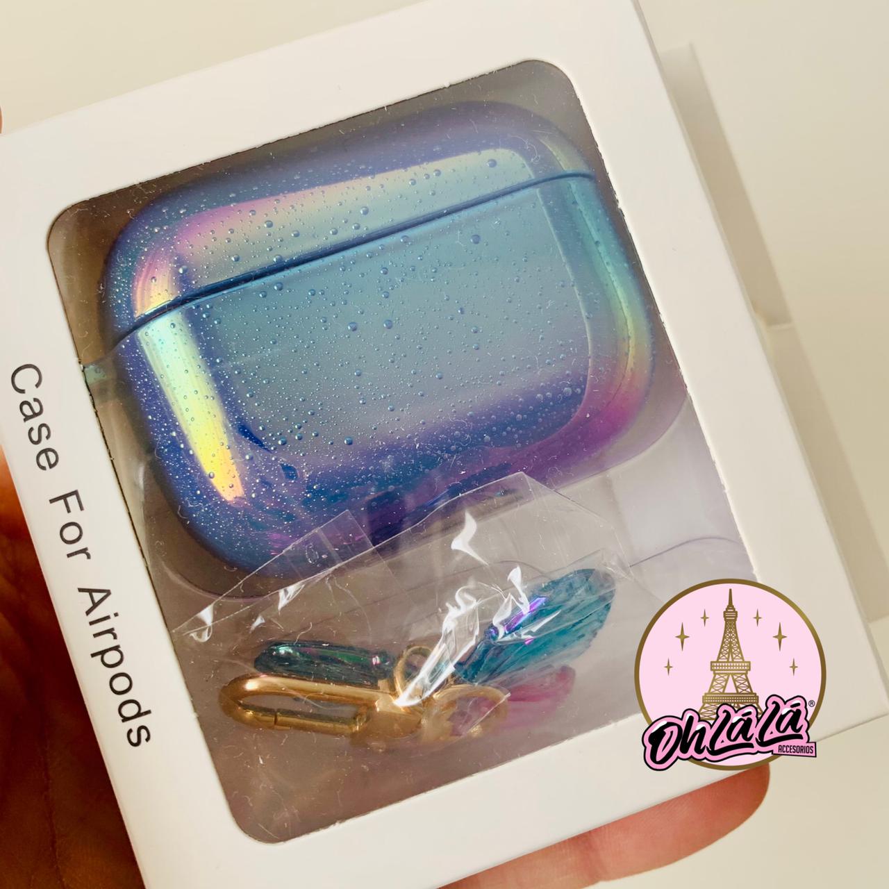 Funda de Silicona Rígida para Airpods Pro - Negro / Airpods Pro 1ra y 2da Gen