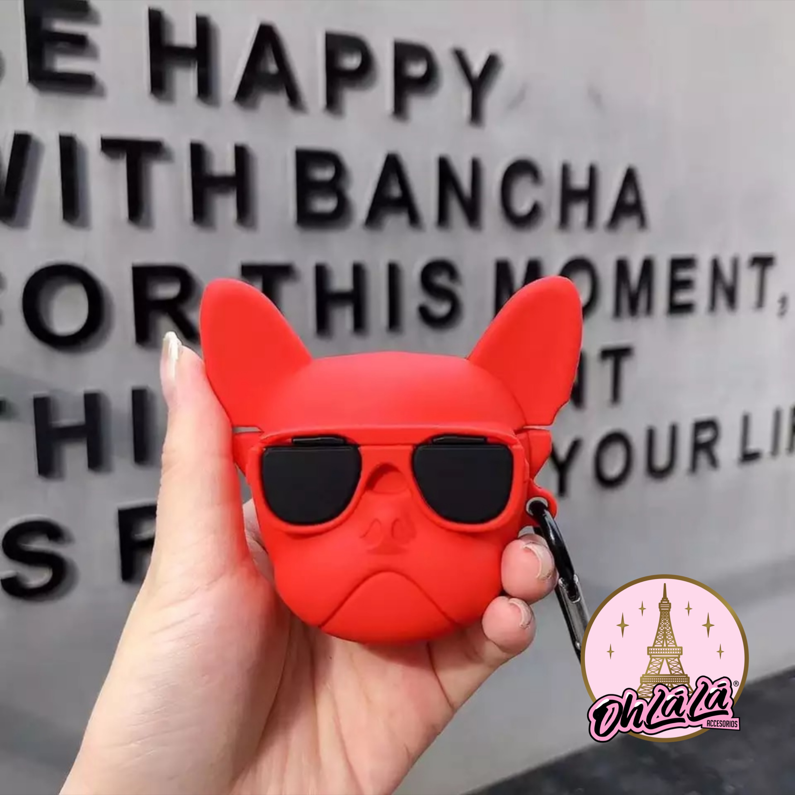 Funda frenchie roja