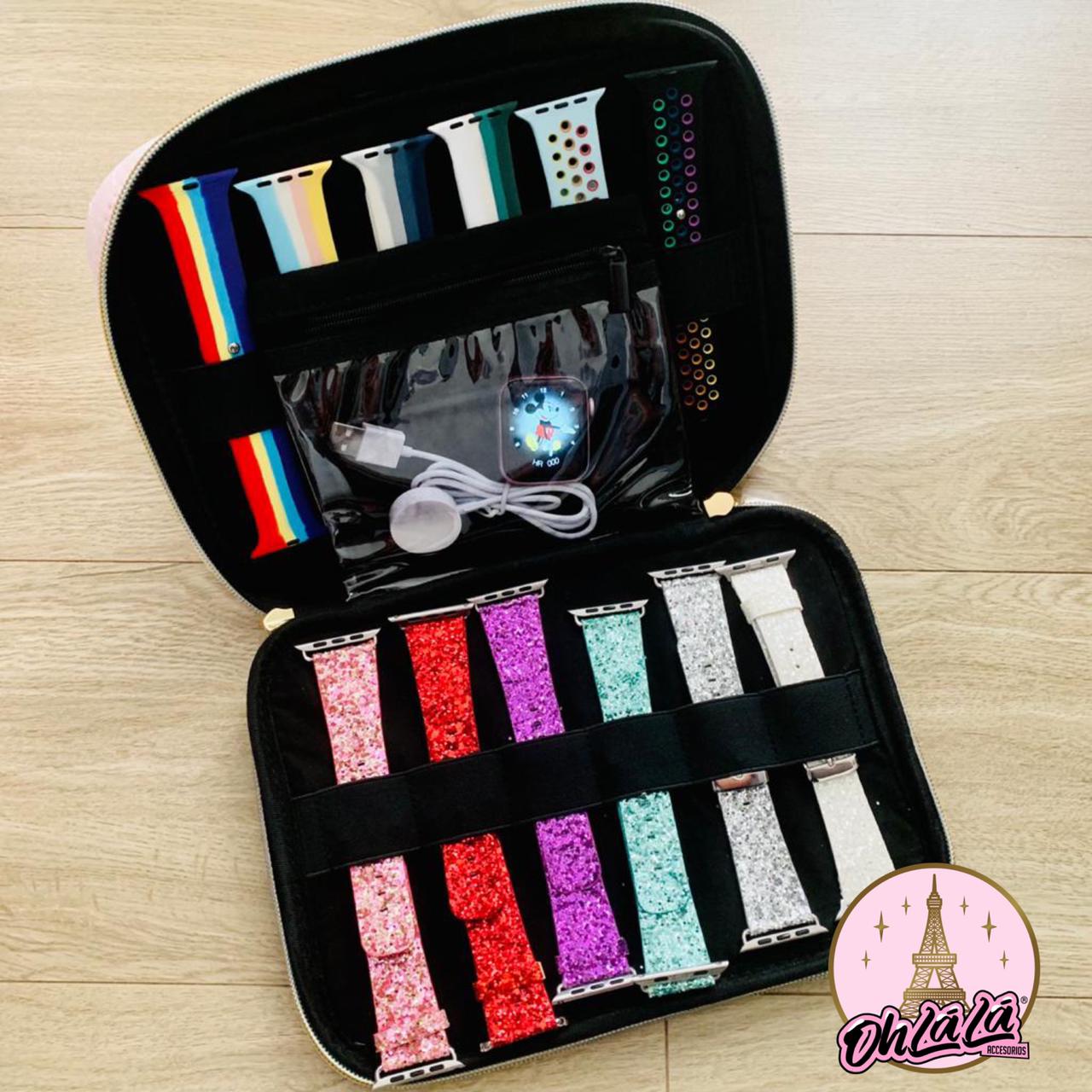 Estuche correas gamuza